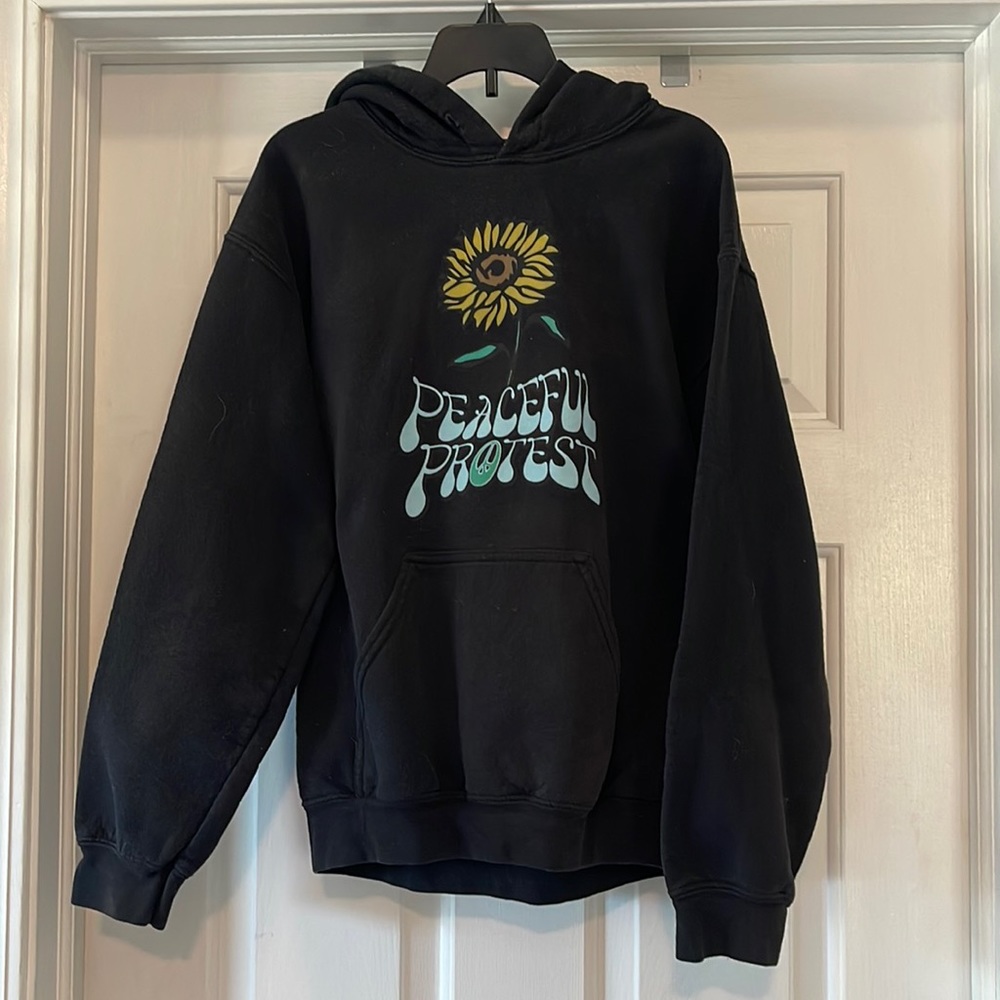 Peaceful Protest Hoodie by BLUE CROWN